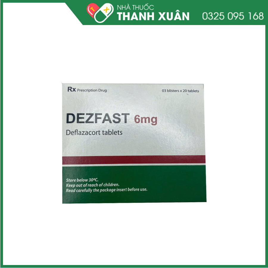 Dezfast 6mg thuốc giảm đau - chống viêm